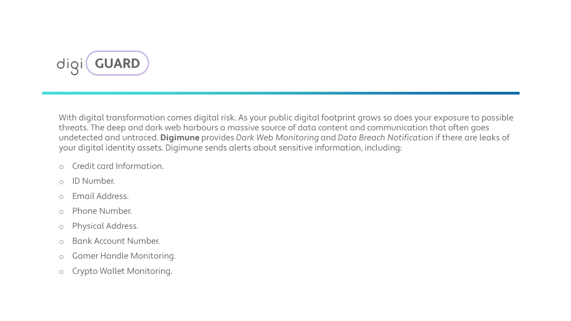 Cyber Warranty — additional services.