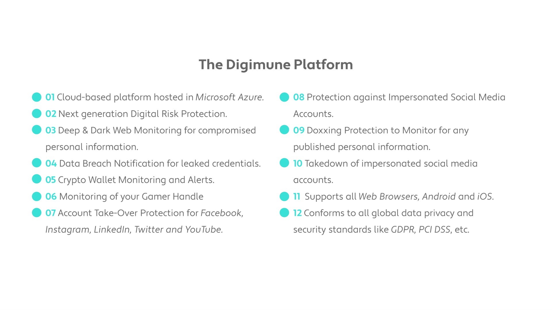 DigiGuard Identity Plus — features.