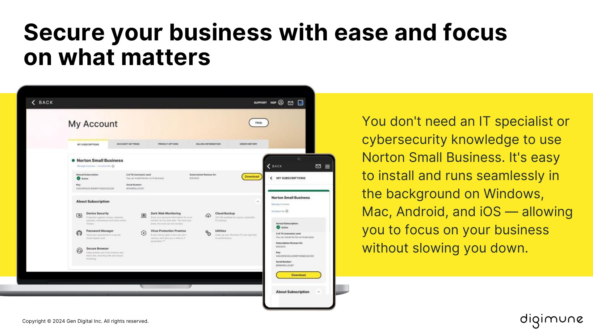 Secure your business with ease and focus on what matters.