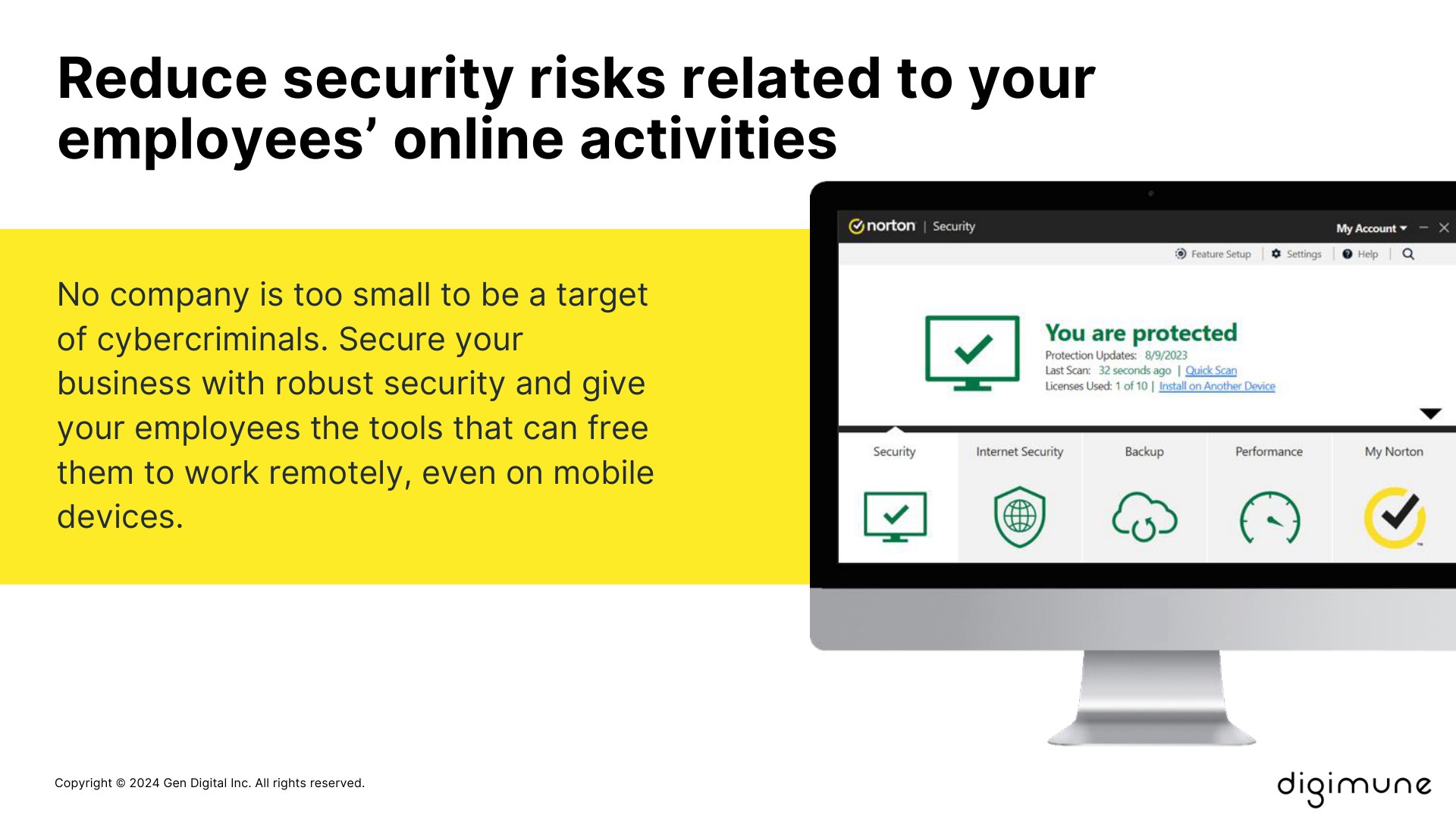 Device Security — real-time protection across devices.